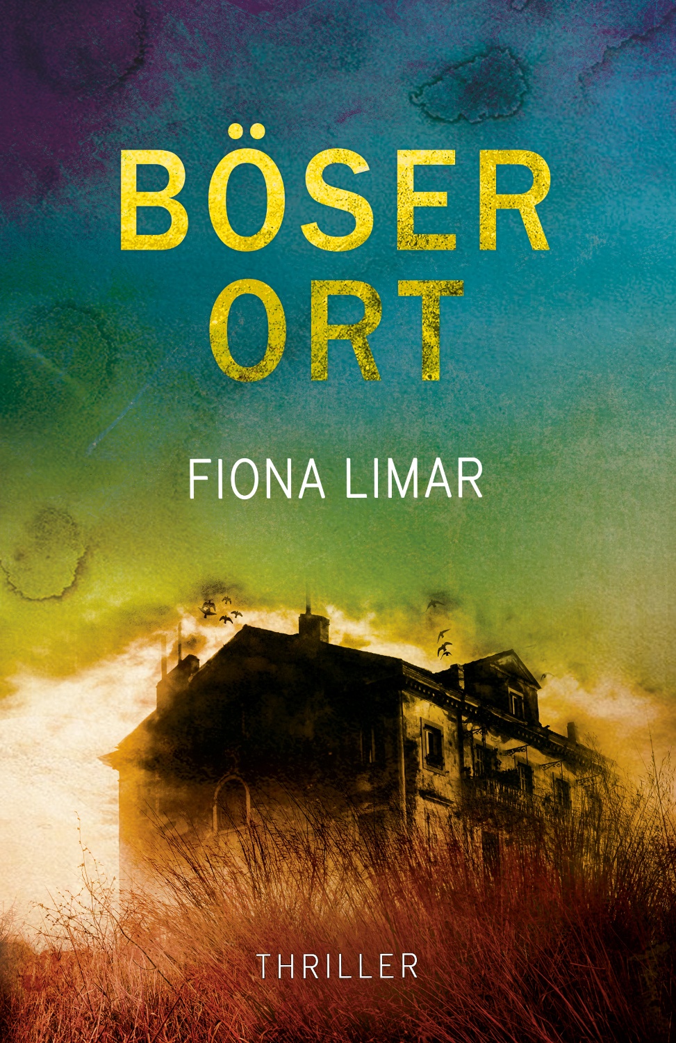 Buchcover Design Thriller Böser Ort von Fiona Limar