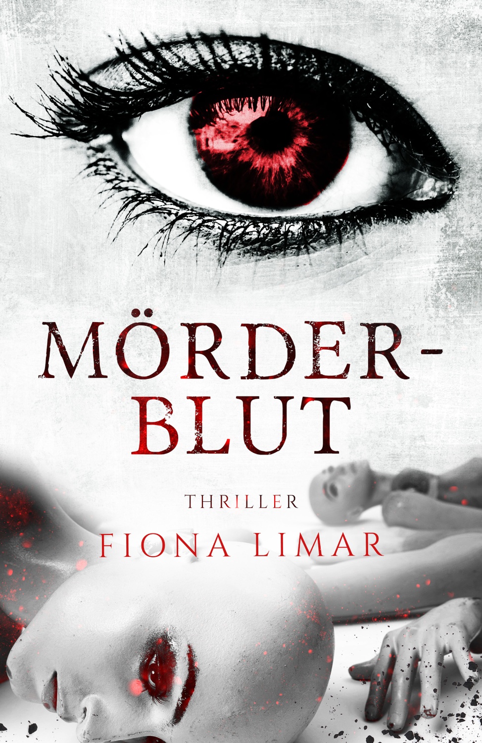 Buchcover Design Thriller Mörderblut von Fiona Limar