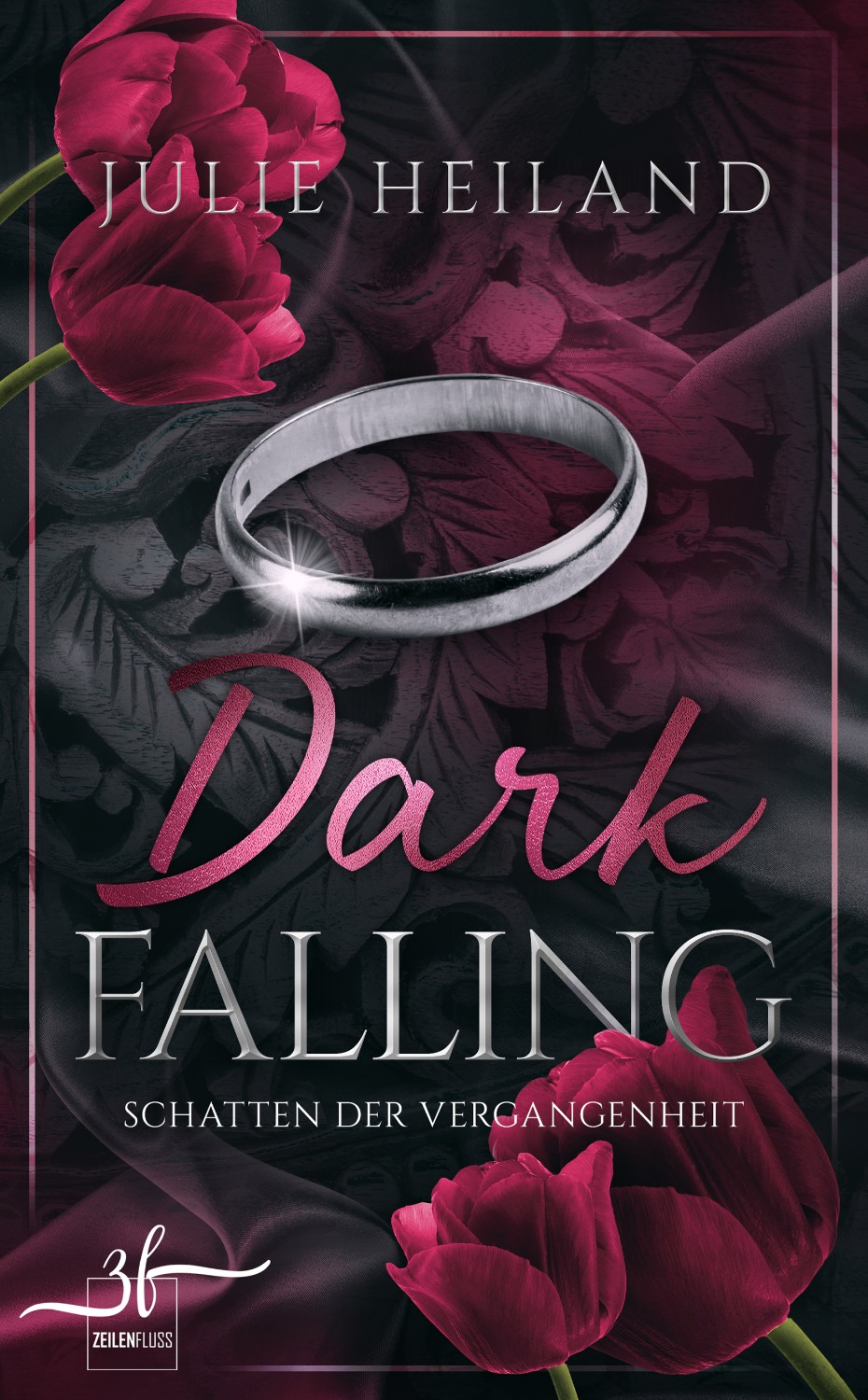 Buchcover Design Fantasy Dark Falling Schatten der Vergangenheit von Julie Heiland