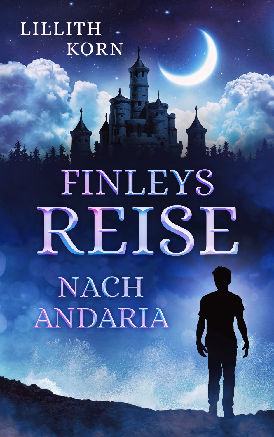 Buchcover Design Fantasy Finleys Reise nach Andaria von Lillith Korn