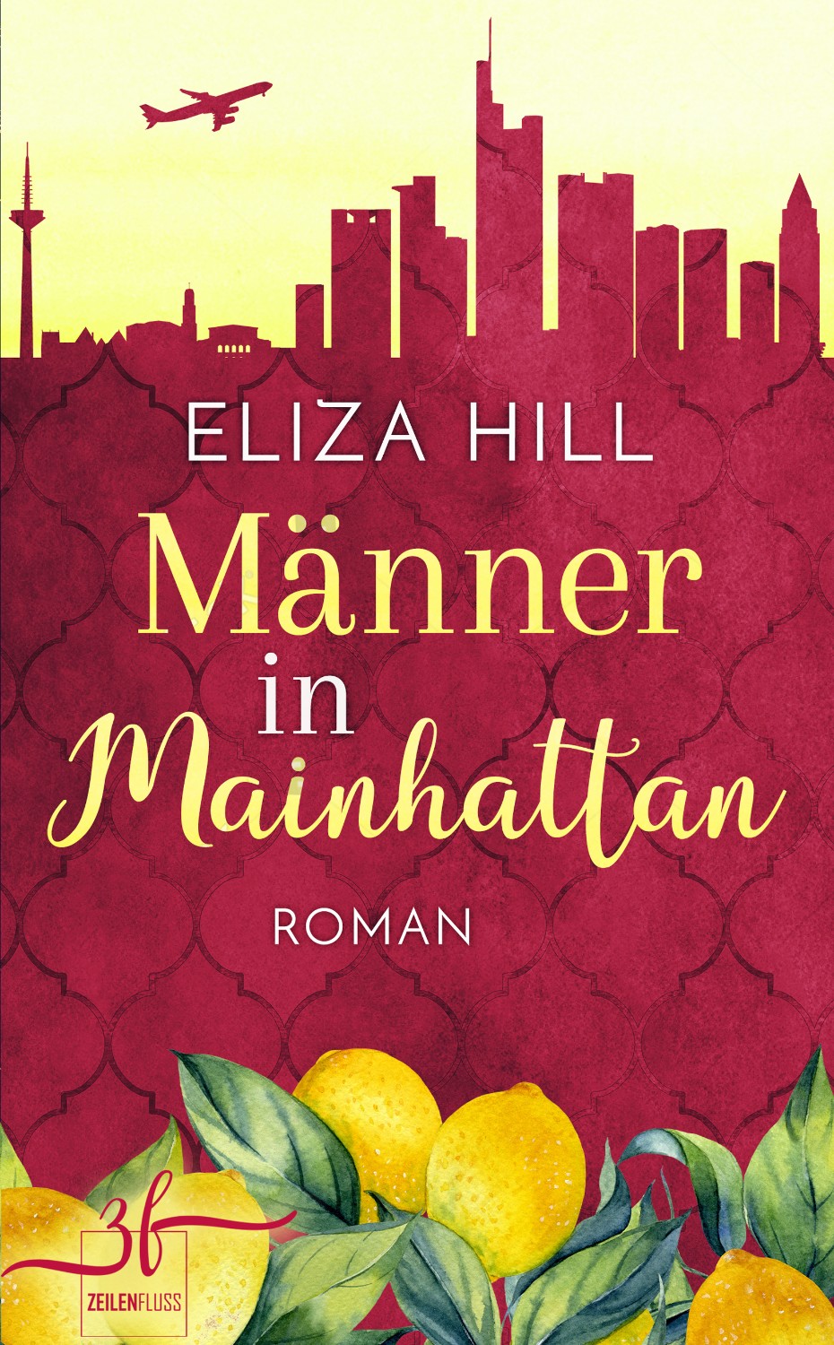 Buchcover Design Liebesroman Männer in Mainhattan von Eliza Hill