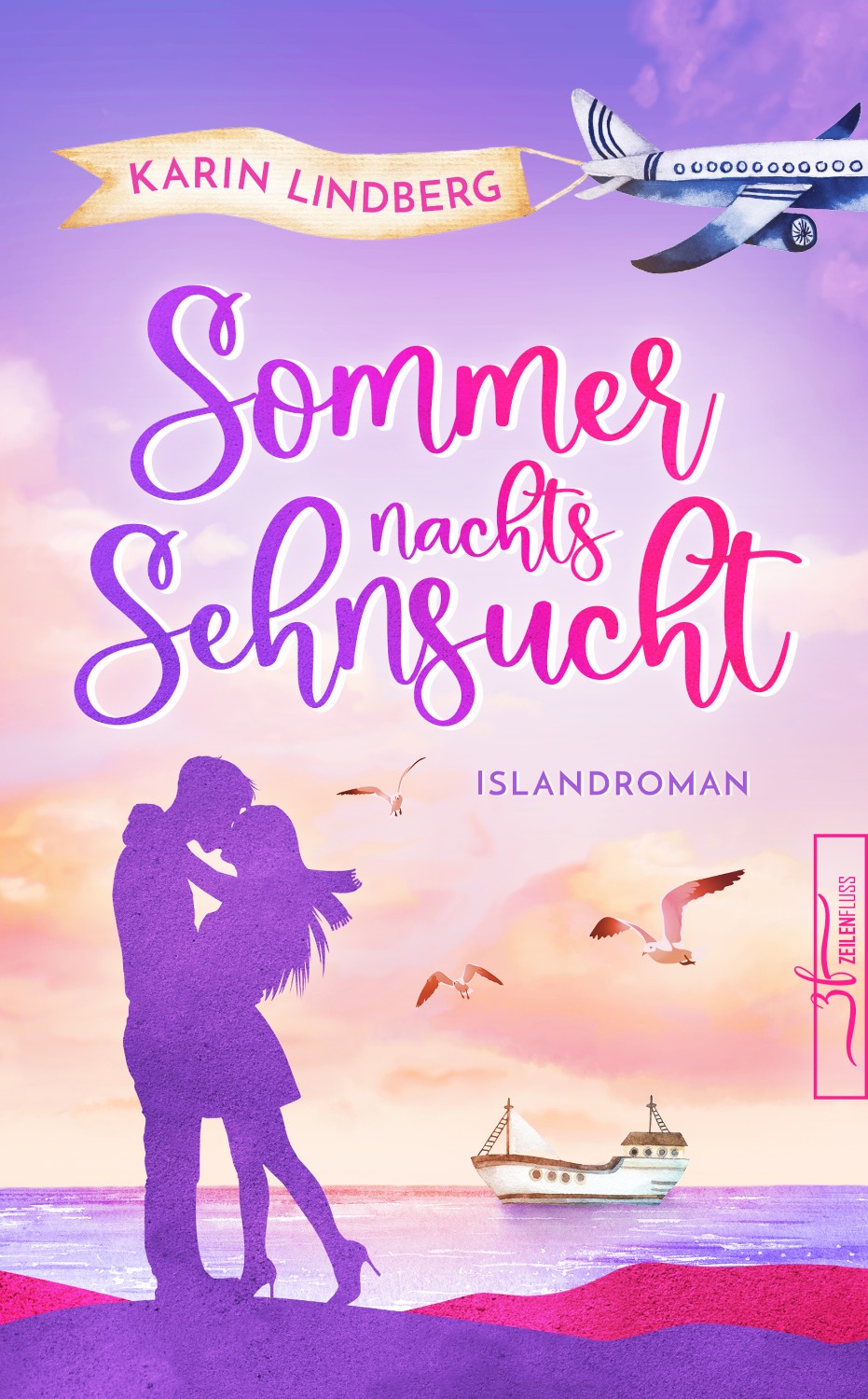 Buchcover Design Liebesroman Sommernachtssehnsucht von Karin Lindberg